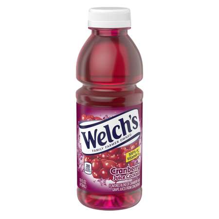 Welch's Cranberry Cocktail PET Bottle Juice 16 fl. oz. Bottle, PK12 -  WELCHS, WPD30195
